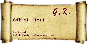 Gódi Kitti névjegykártya